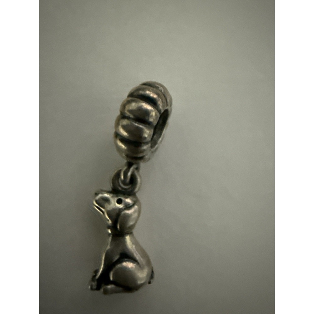 Pandora ALE 925 Sterling Silver Dangling Dog Charm Bead Labrador Retriever